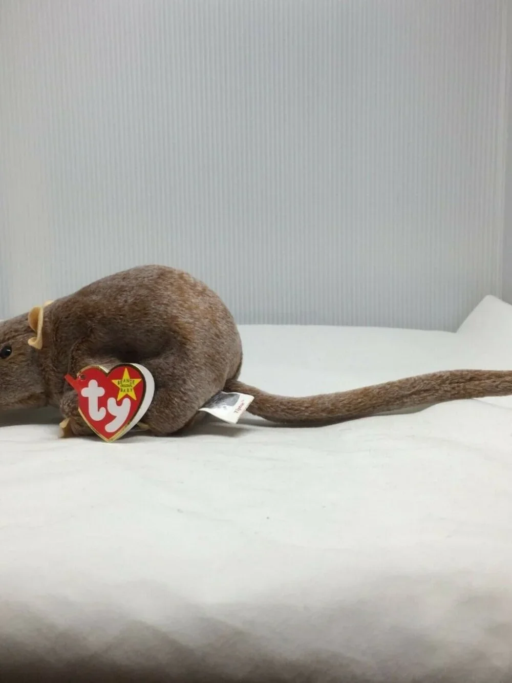 Ty Beanie Baby Tiptoe Mouse Rodent Plush Stuffed Animal Retired W Tag Jan 8 1999